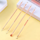 Kit 4 Extrator Cureta Tira Acne Cravos e Espinhas