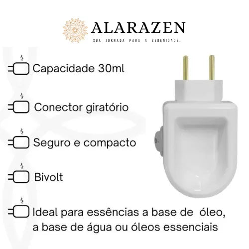 Kit Aromatizador Elétrico + 10 Óleos Essencias