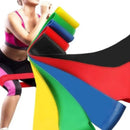 Elástico de Resistência Fitness - kit 5 peças