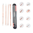 Kit 4 Extrator Cureta Tira Acne Cravos e Espinhas
